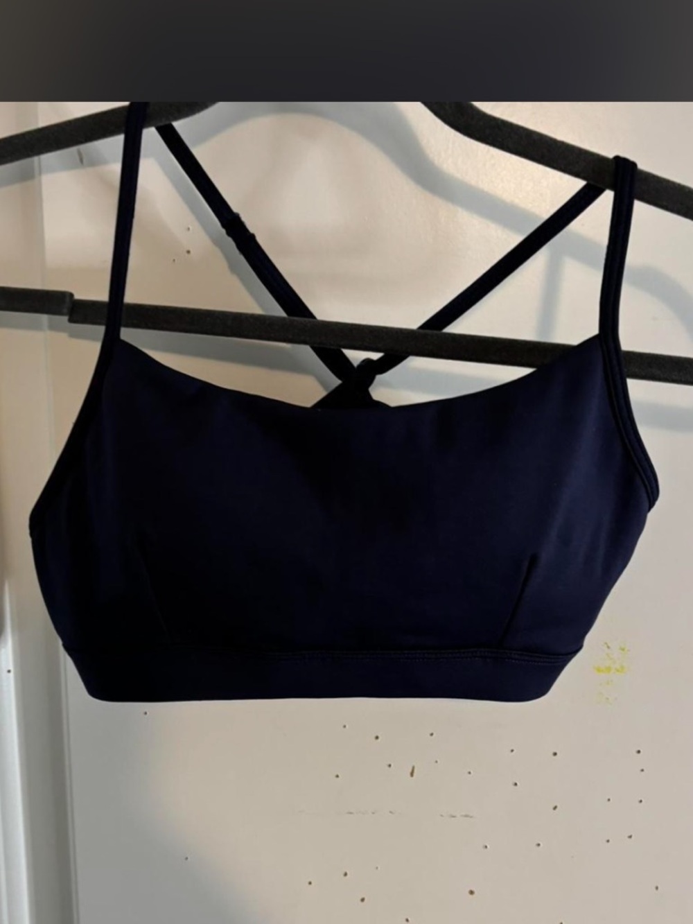 ALO Yoga Navy airlift Sports Bra size m NWOT
